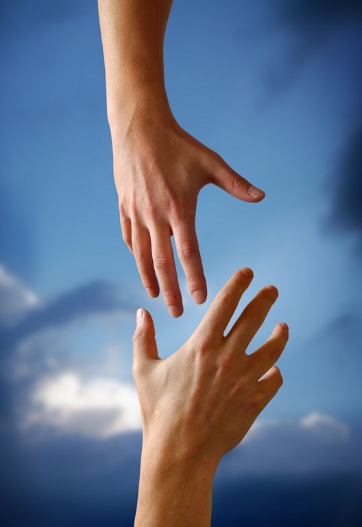 A Hand reaching Out to Someone